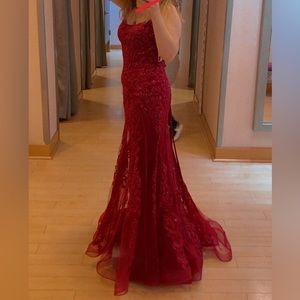 JVN by Jovani Prom Dress Red